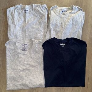 Gildan Heather Gray and Black T-Shirt Collection